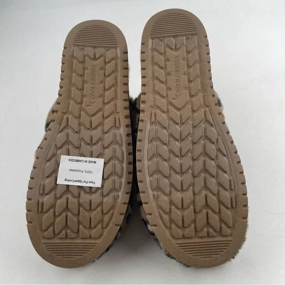 NEW! Koolaburra by UGG Women’s Starleen Abstract Leopard Fluff Slippers - Size 9 - Picture 8 of 11